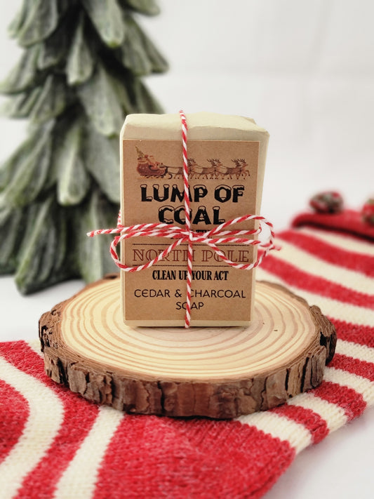 Lump of Coal - Cedarwood & Charcoal Soap