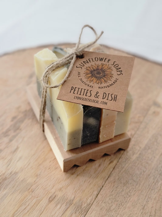 Petites with Dish - Herbal/Floral