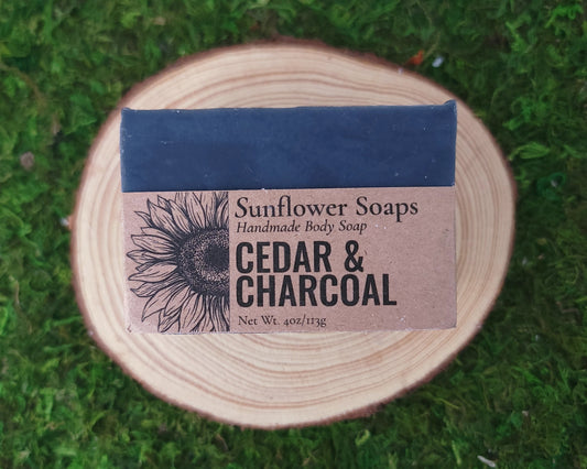 Cedar & Charcoal Soap