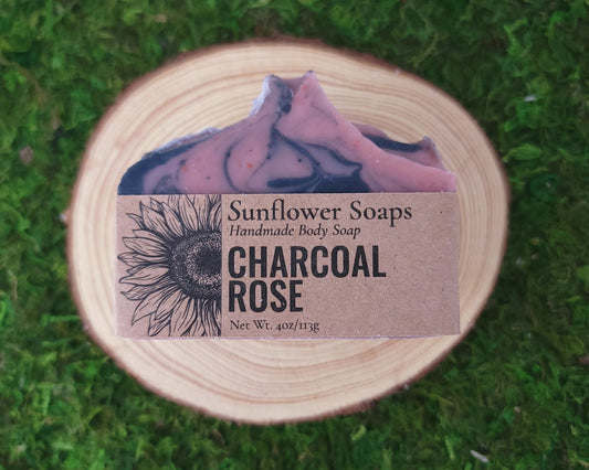 Charcoal Rose Soap