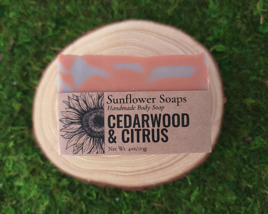 Cedarwood & Citrus Bar Soap