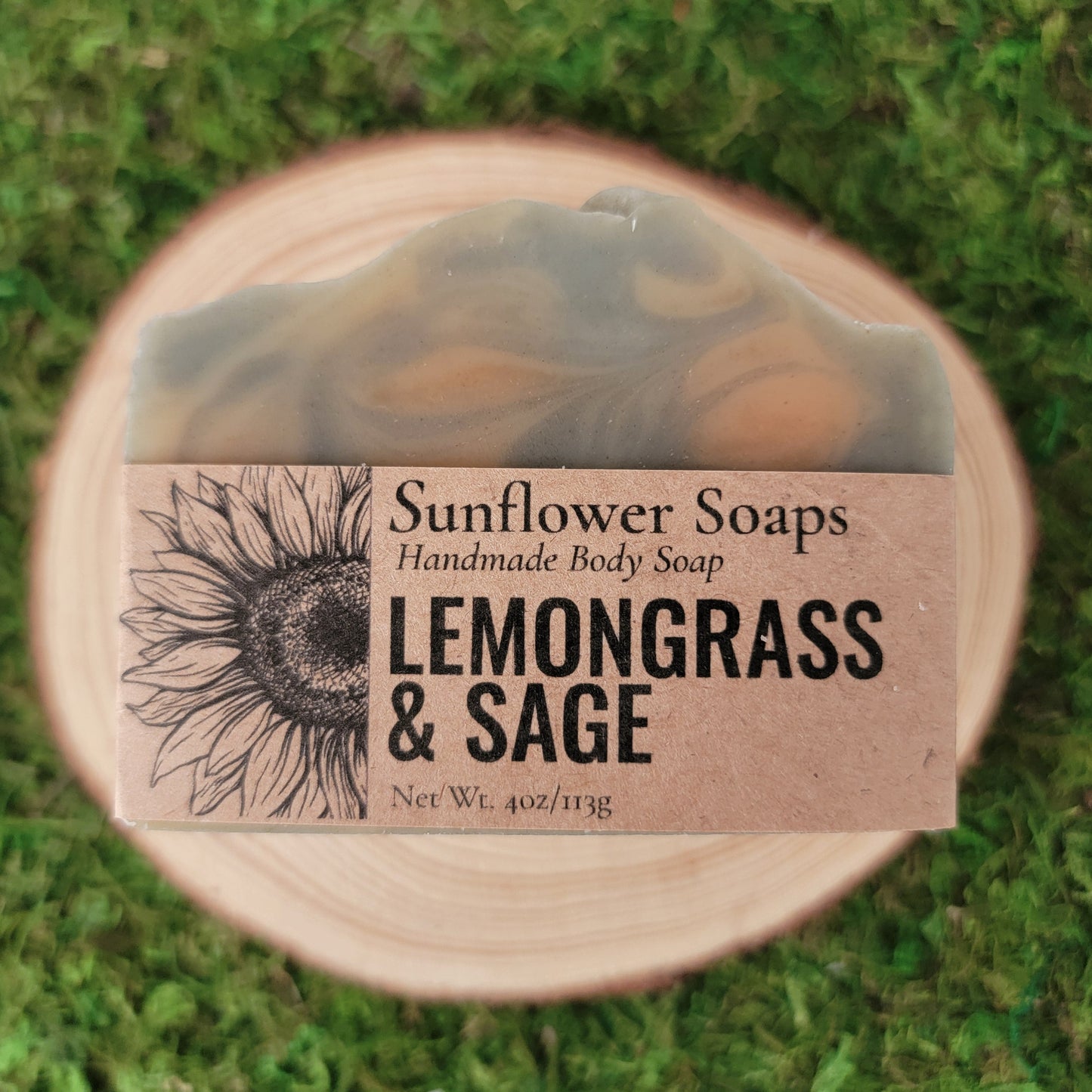 Lemongrass & Sage Bar Soap