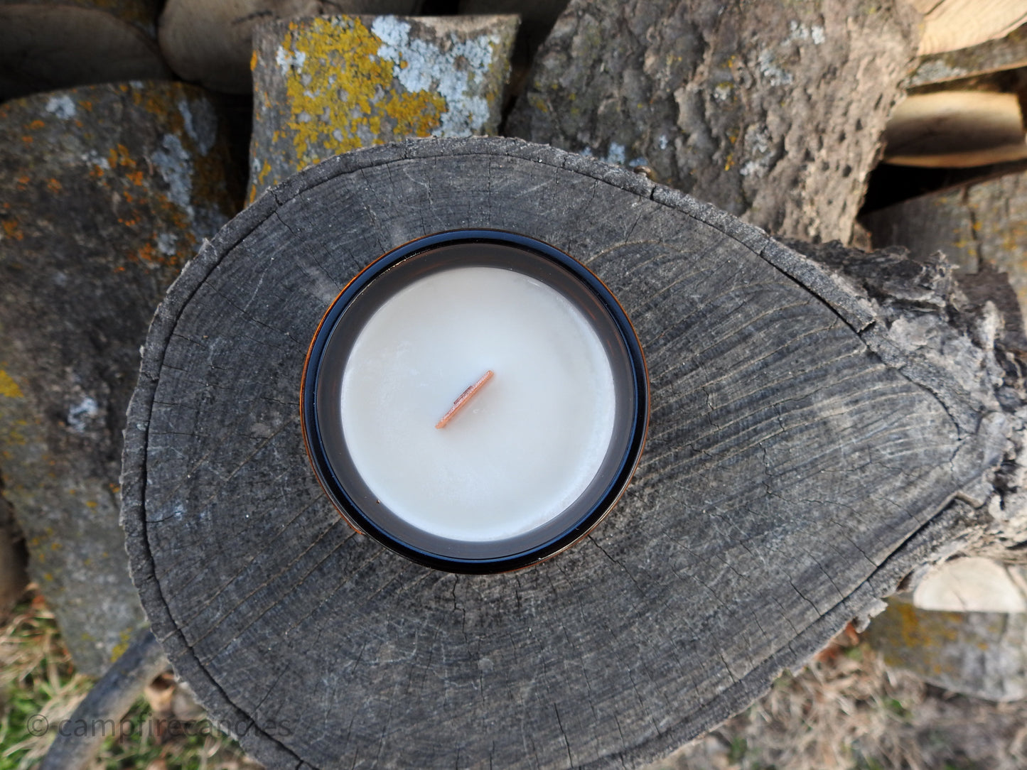 Winter Woodland | Soy Candle with Wooden Wick | Campfire Candles