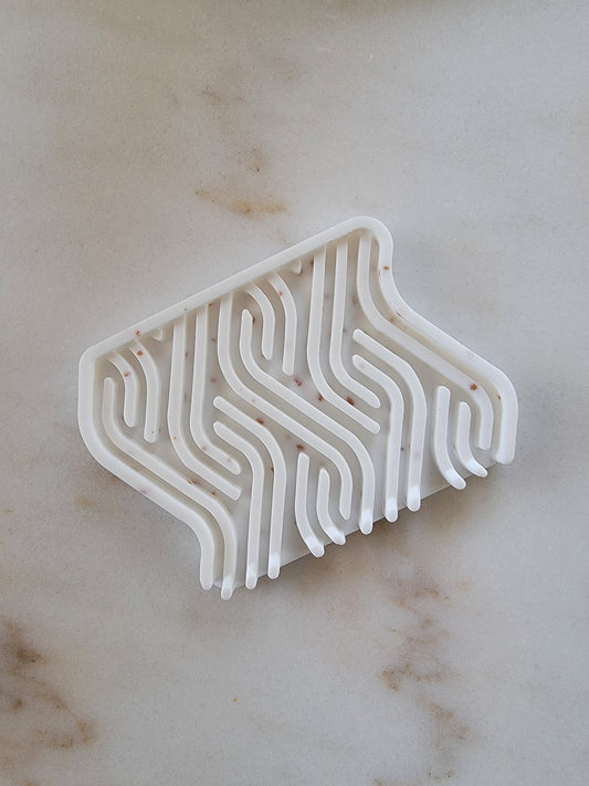 Silicone Soap Dish - White